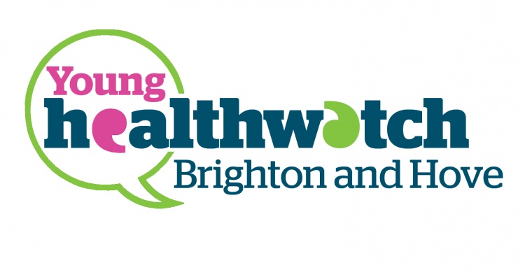 Text Logo,Young Healthwatch, Pink, Blue, Green