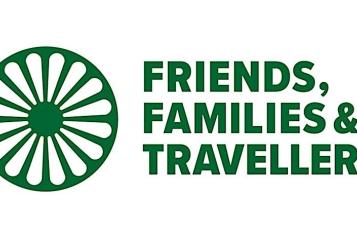 Friends, Families and Travellers logo.