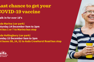 Last chance to get your covid 19 vaccine